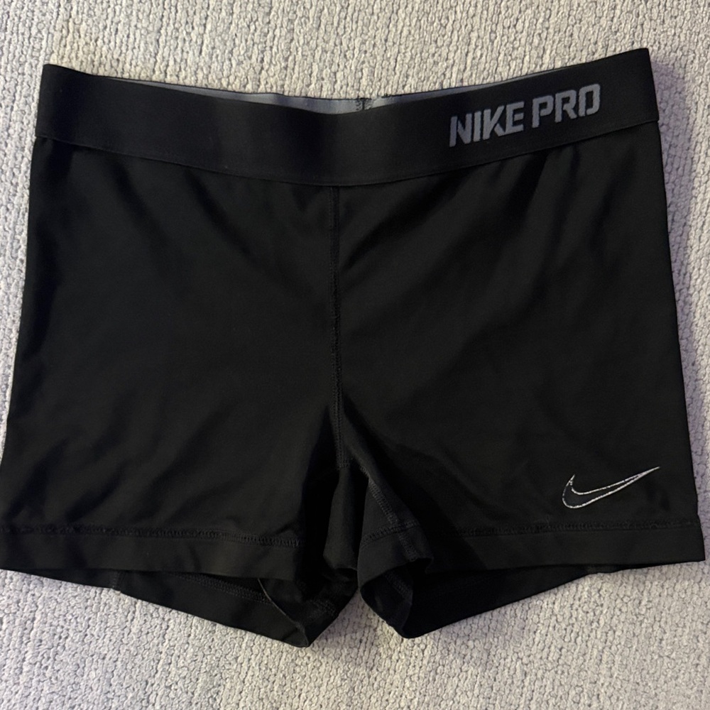 Nike Pro Women's Athletic Black Shorts